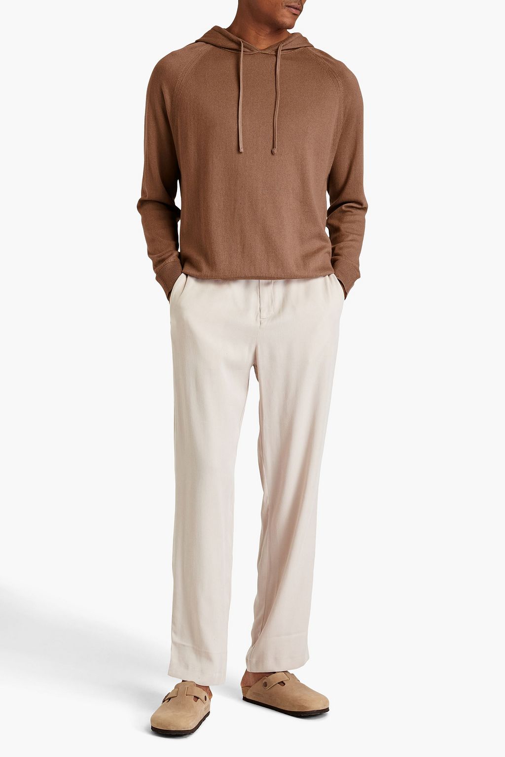 FRESCOBOL CARIOCA Davi cotton and linen-blend hoodie