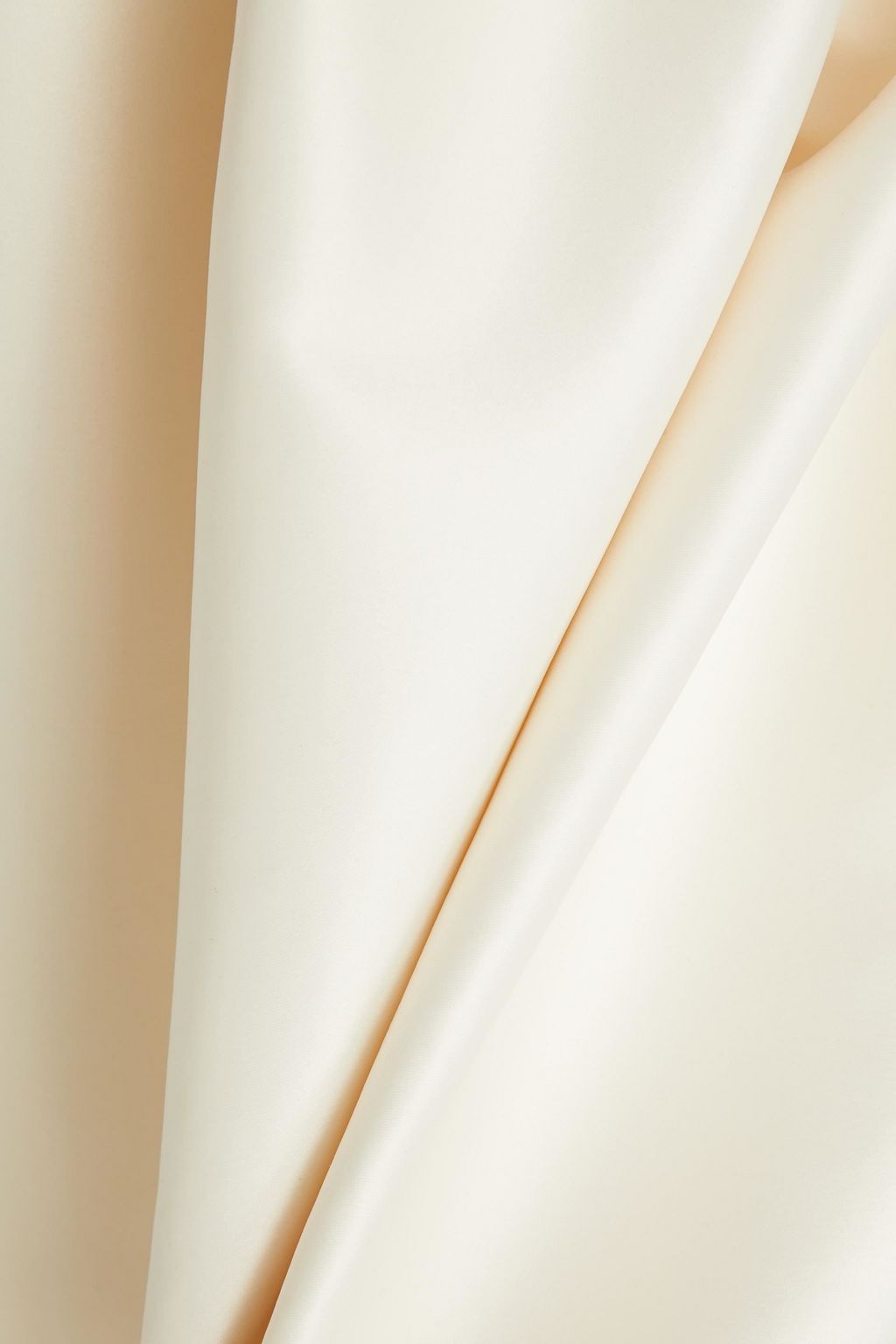 NICHOLAS Gathered satin midi dress