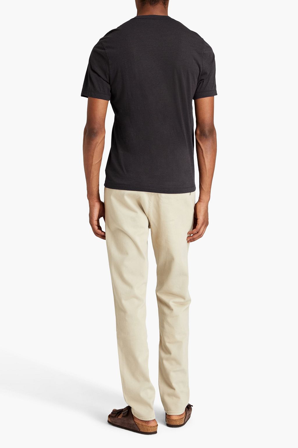 JAMES PERSE Slub cotton-jersey Henley T-shirt