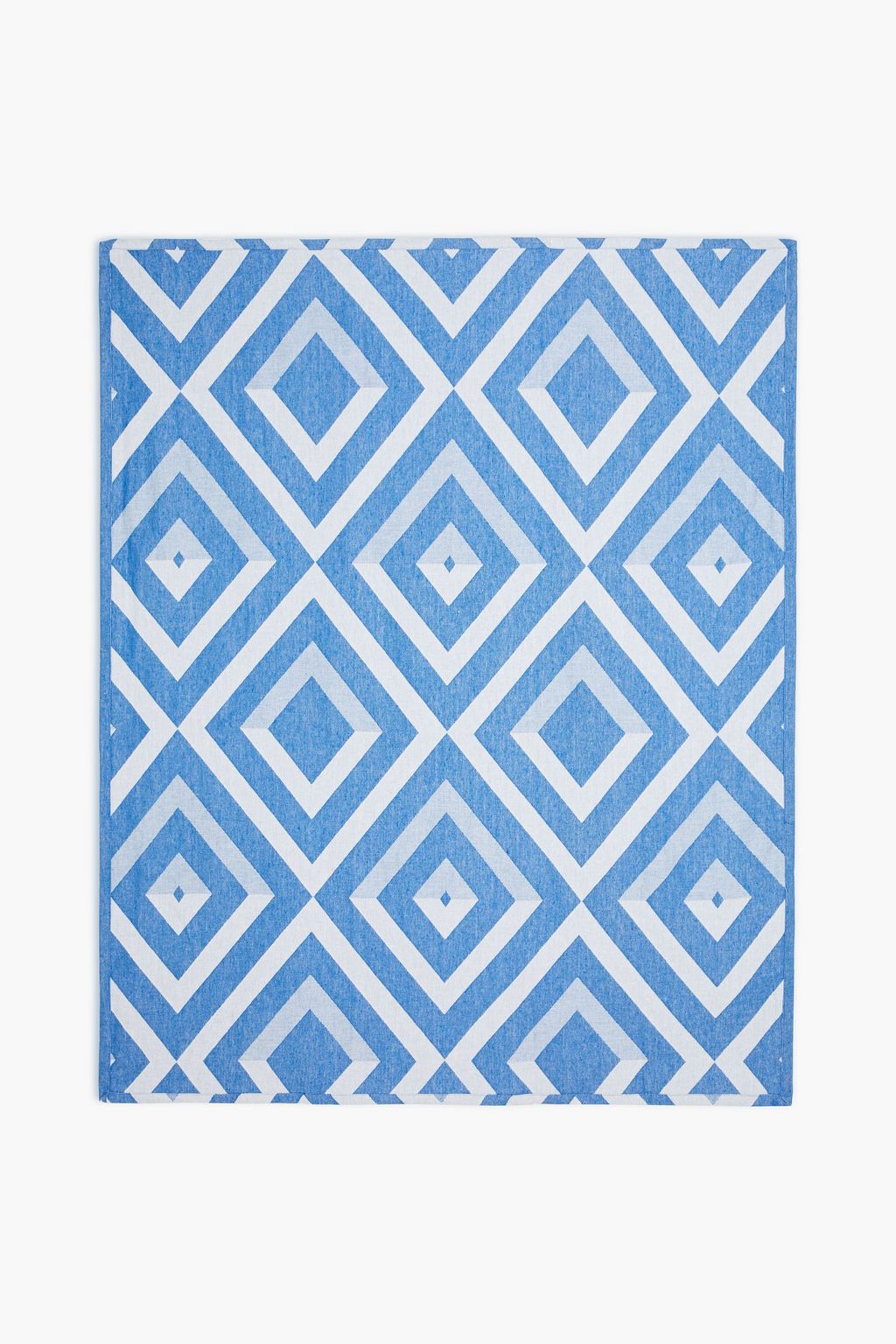 FRESCOBOL CARIOCA Printed cotton and linen-blend beach towel