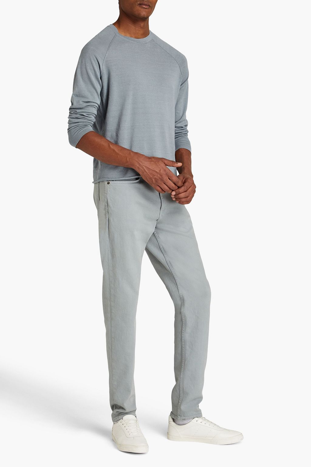 JAMES PERSE Linen-blend sweatshirt