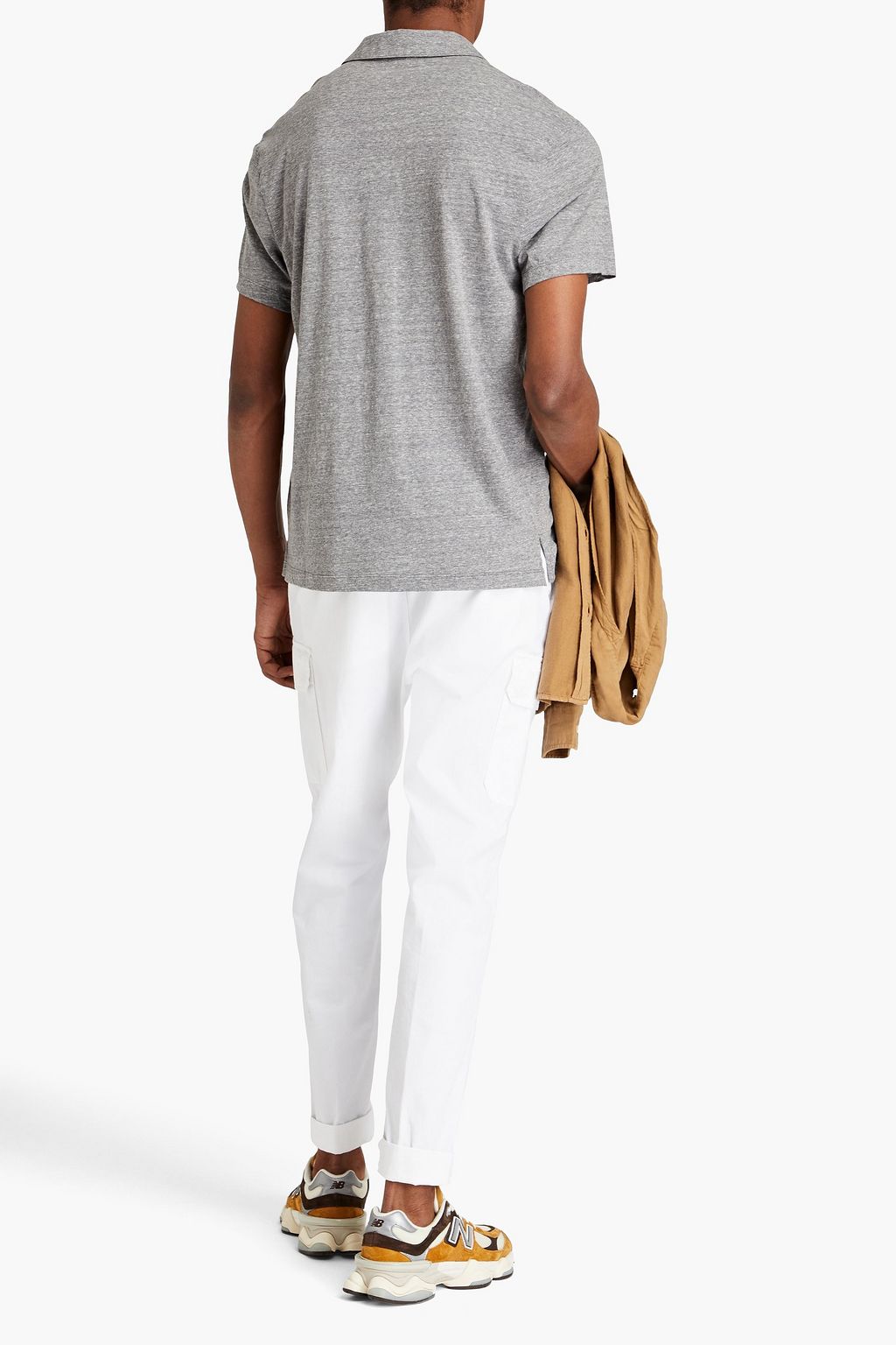 JAMES PERSE Cotton-jersey polo shirt