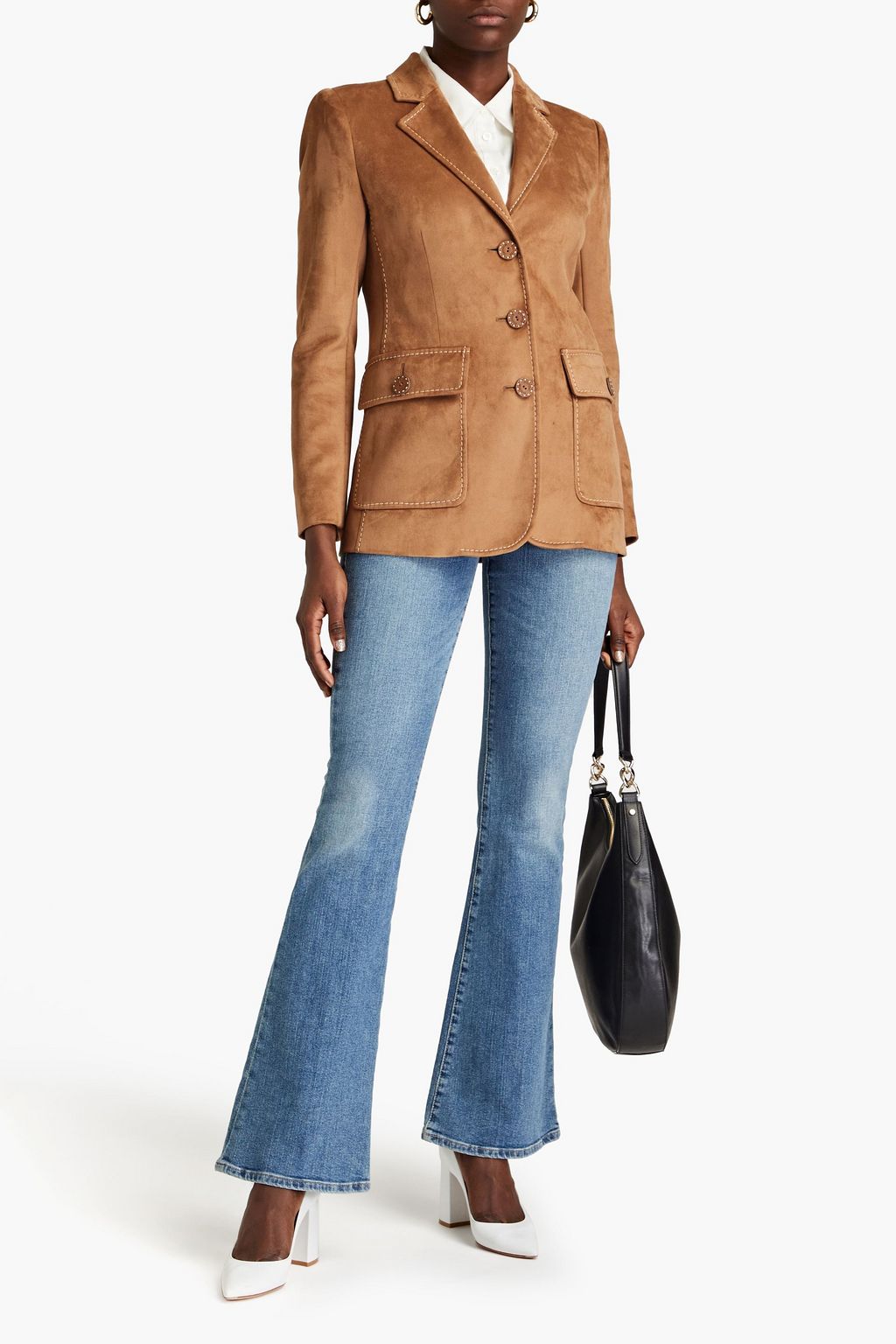 BOUTIQUE MOSCHINO Velvet blazer
