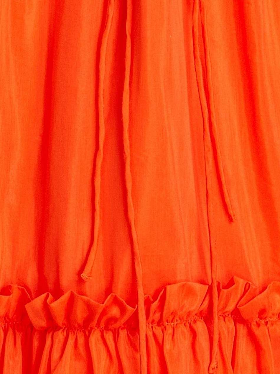 brynn shirred cotton and silk-blend voile mini dress