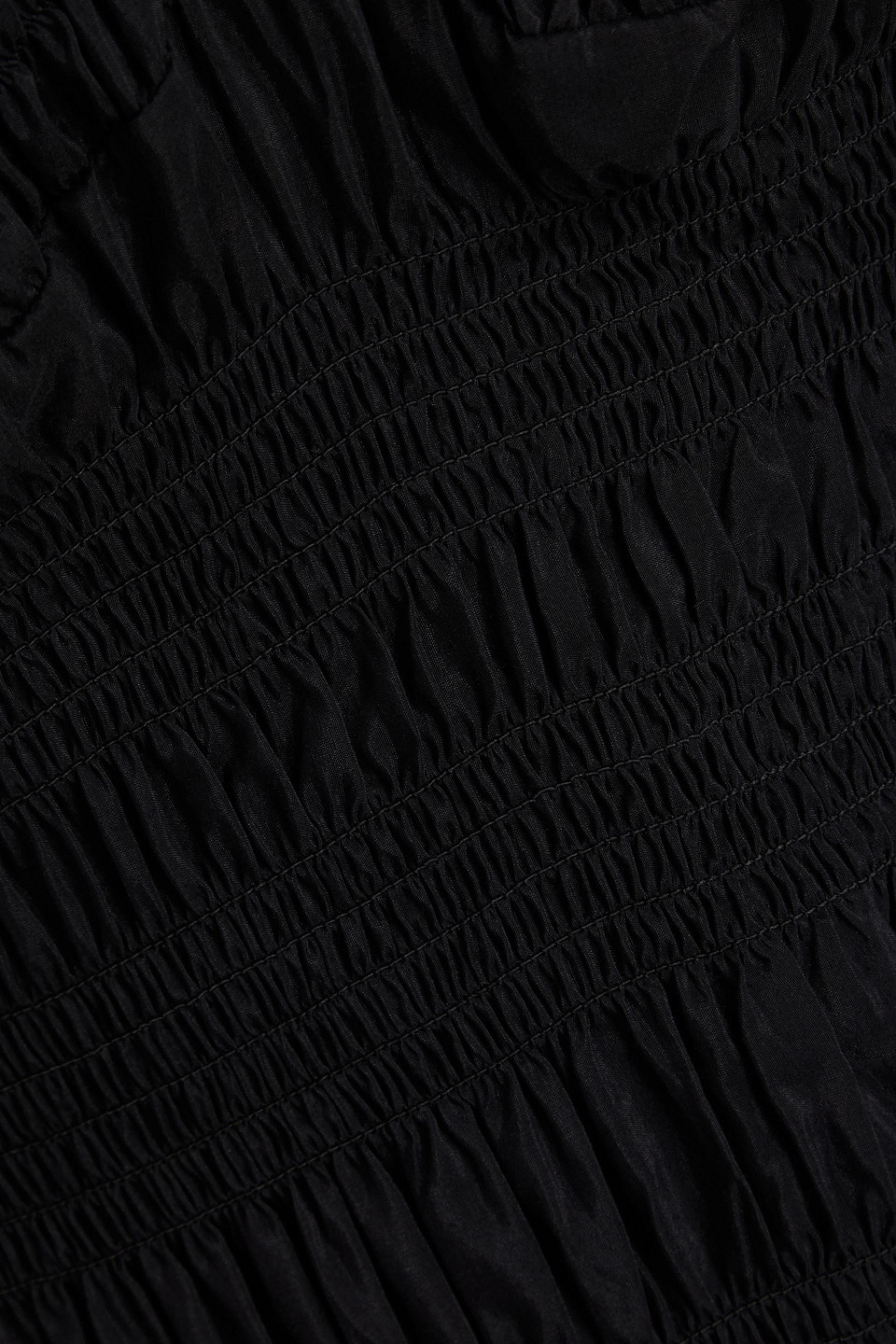 NICHOLAS STRAPLESS SHIRRED COTTON AND SILK-BLEND VOILE MAXI DRESS 3074457345636717180
