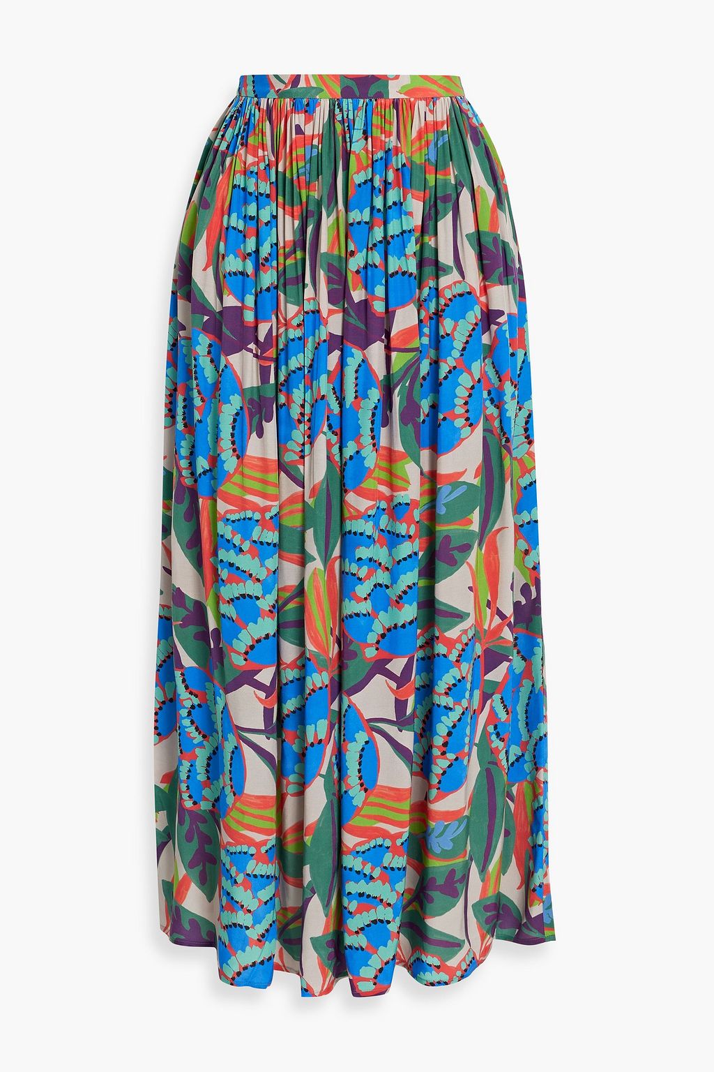 IRIS & INK Louisa printed crepe maxi skirt | THE OUTNET