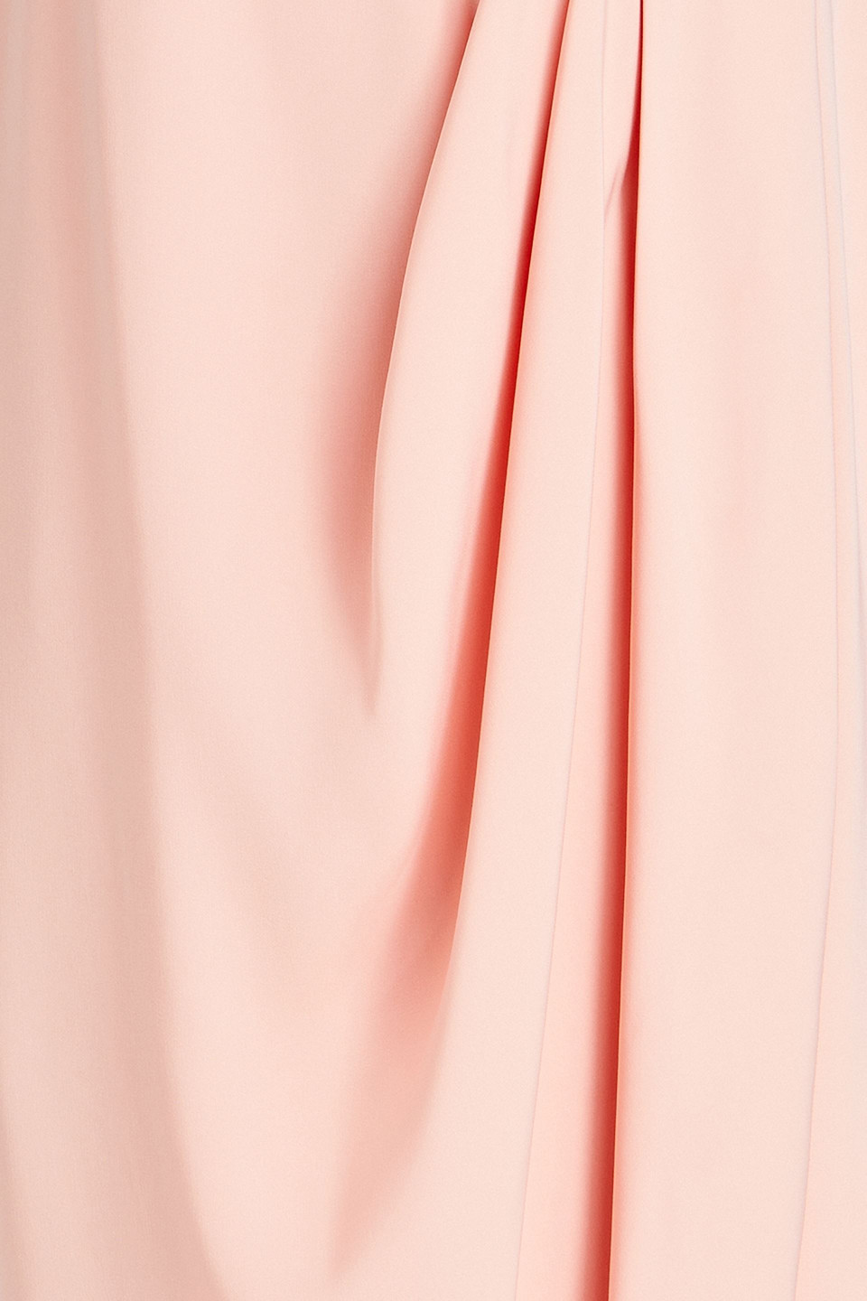 Shop Shona Joy Gathered Satin Maxi Dress In Blush