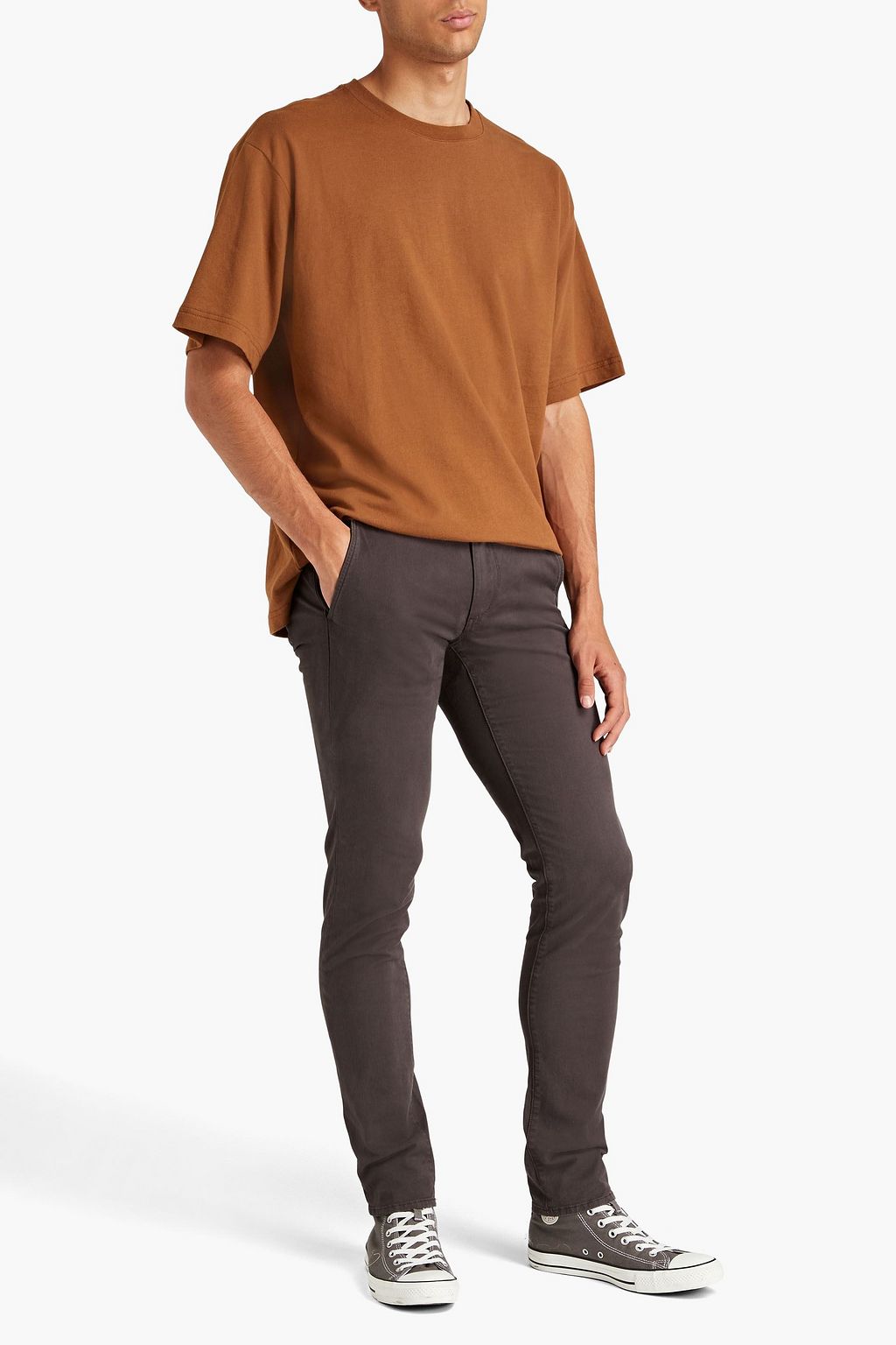 RAG & BONE Fit 2 Chinohose mit schmalem Bein aus Twill aus einer Baumwollmischung