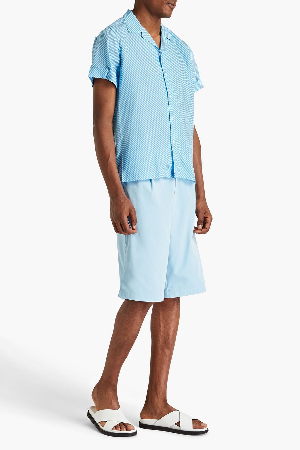 FRESCOBOL CARIOCA Thomas printed Tencel shirt