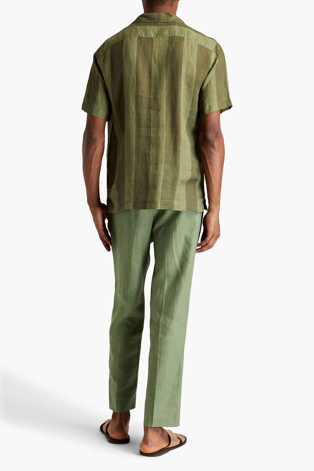 FRESCOBOL CARIOCA Angelo striped linen shirt