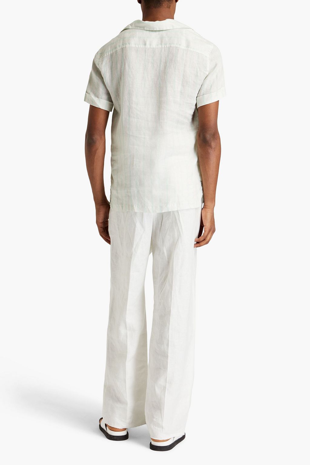 FRESCOBOL CARIOCA Striped linen shirt