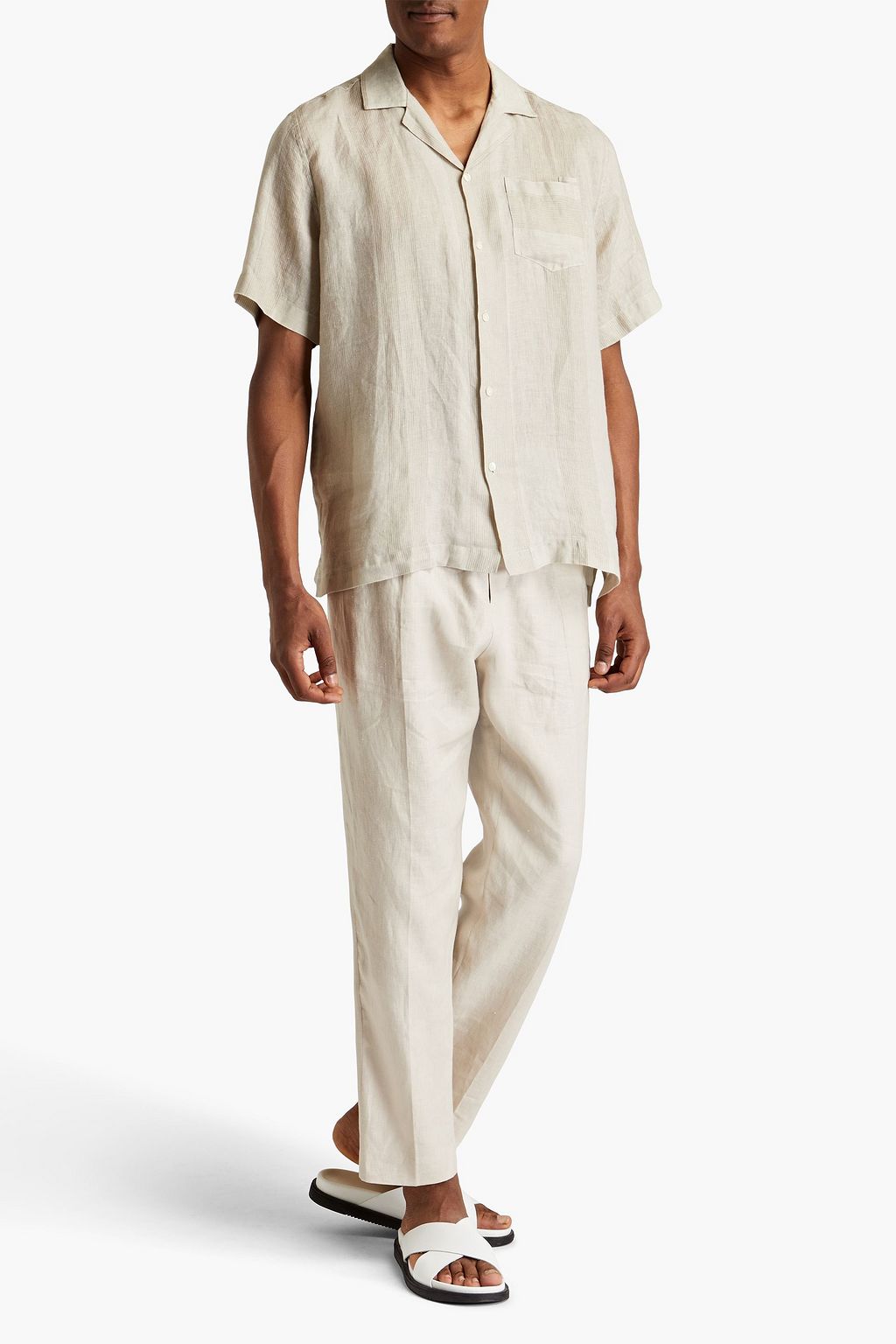 FRESCOBOL CARIOCA Angelo striped linen shirt