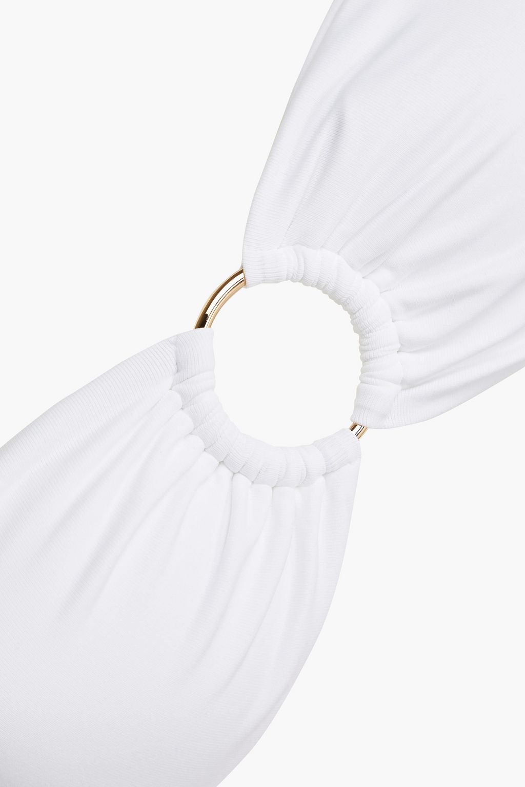 MELISSA ODABASH Embellished bandeau bikini top