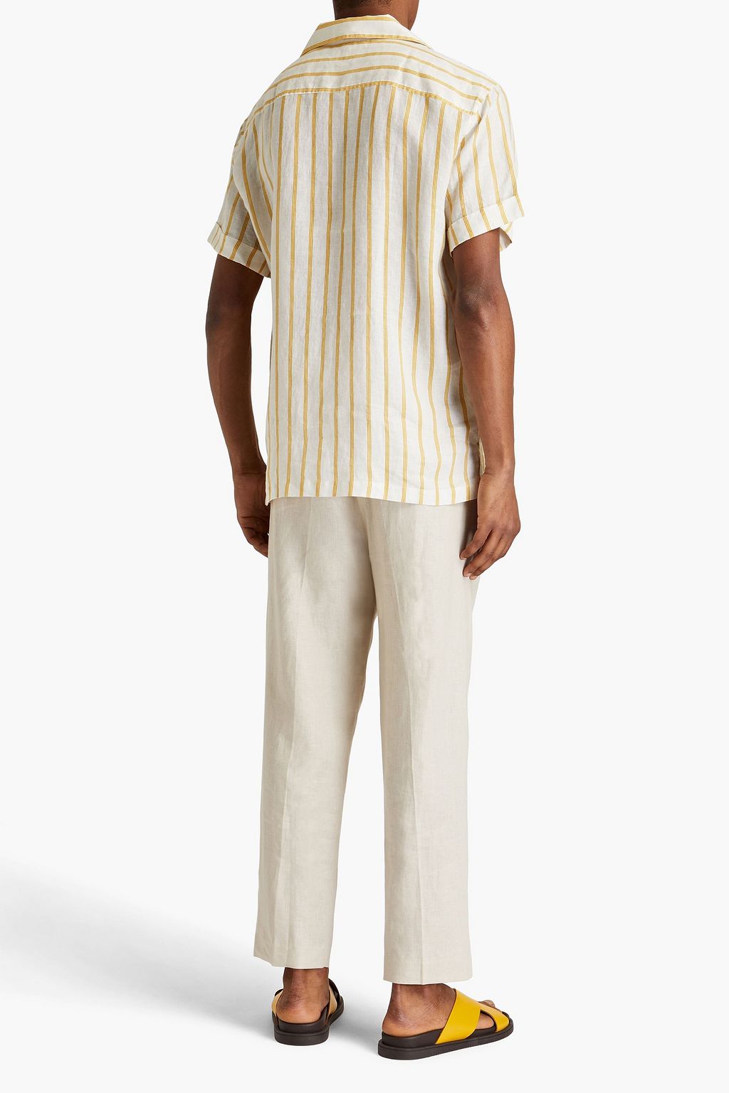 FRESCOBOL CARIOCA Striped linen shirt
