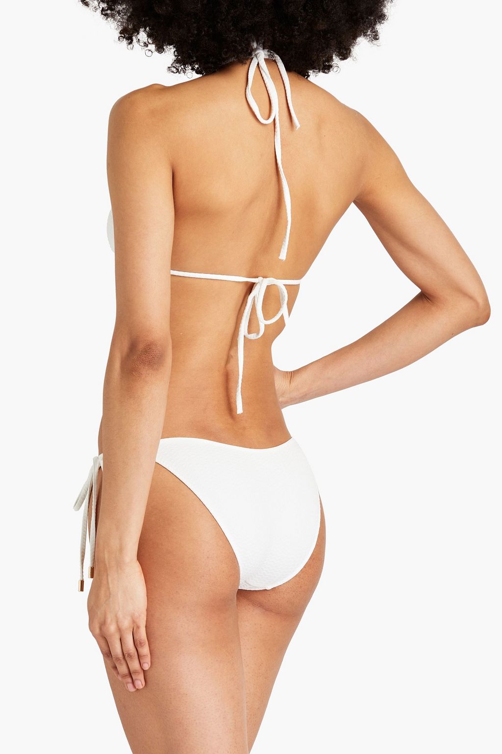 MELISSA ODABASH Chain-embellished triangle bikini top