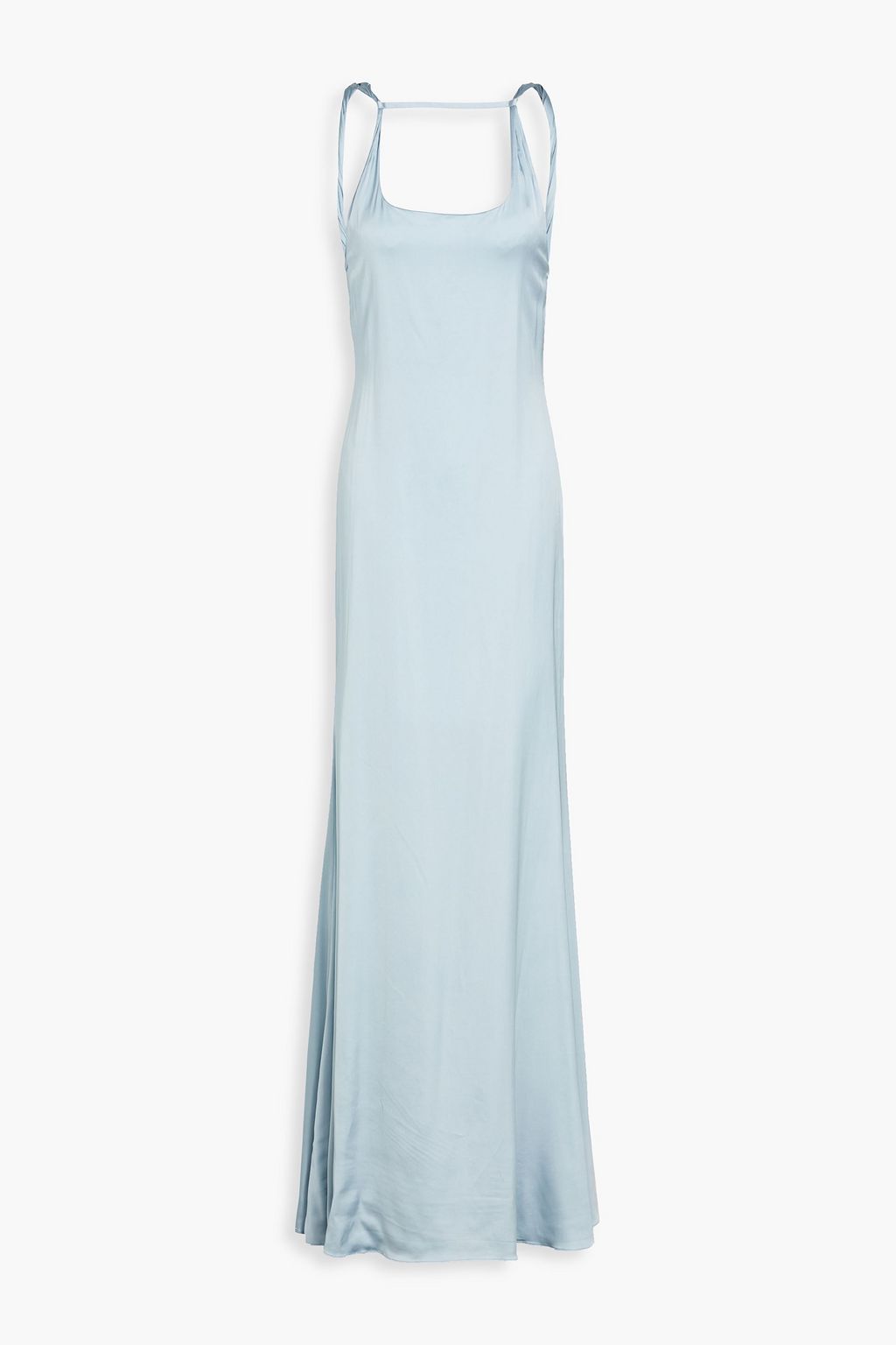 JACQUEMUS Mentalo twisted satin maxi dress | THE OUTNET