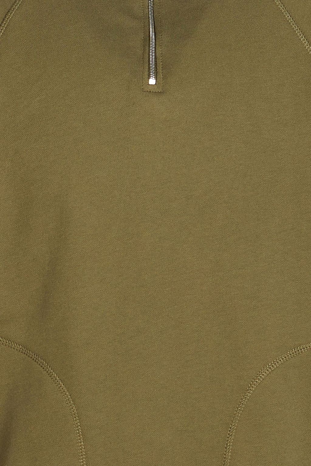 FRESCOBOL CARIOCA Henrique French cotton-terry half-zip sweatshirt