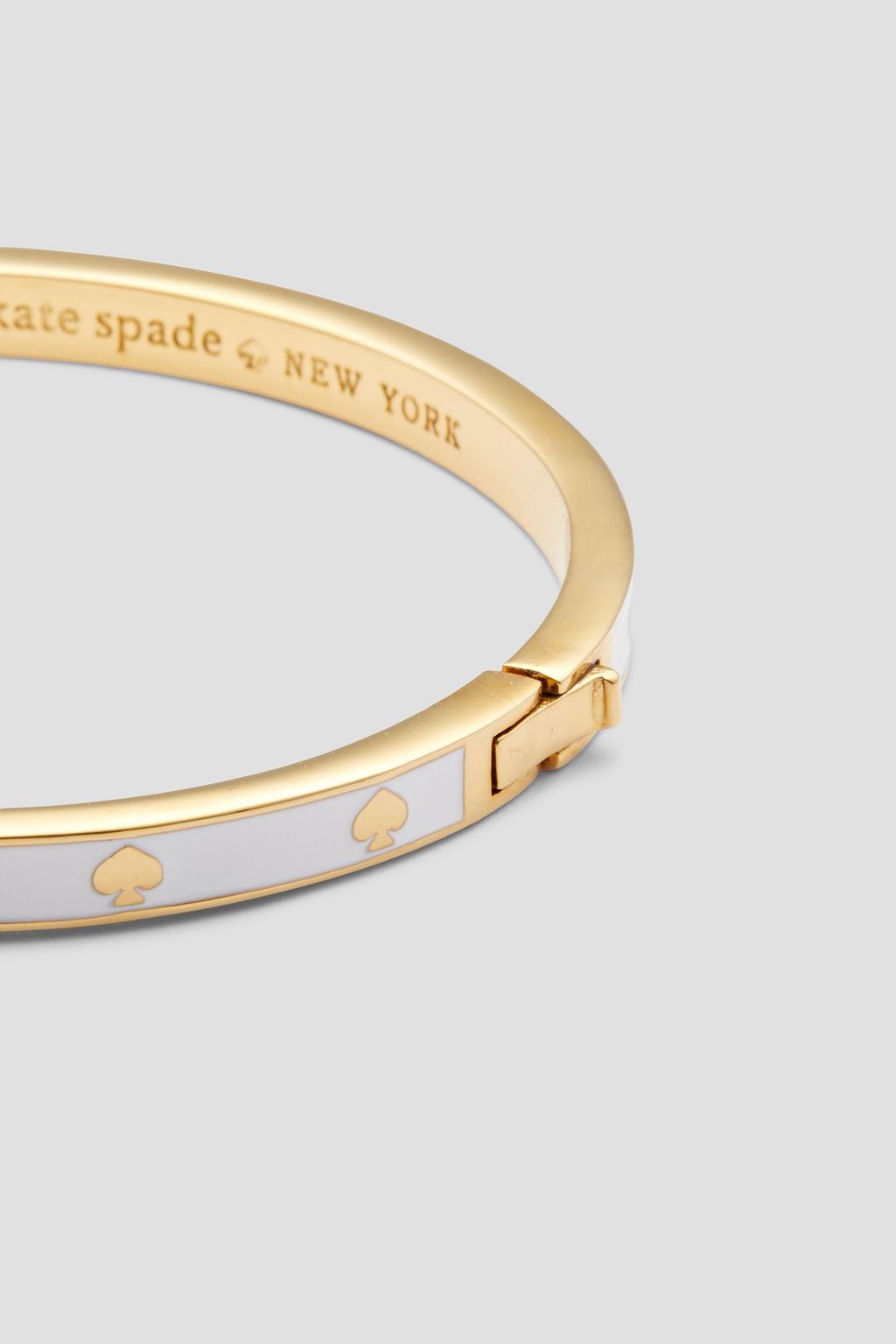 KATE SPADE NEW YORK Gold-tone enamel bangle