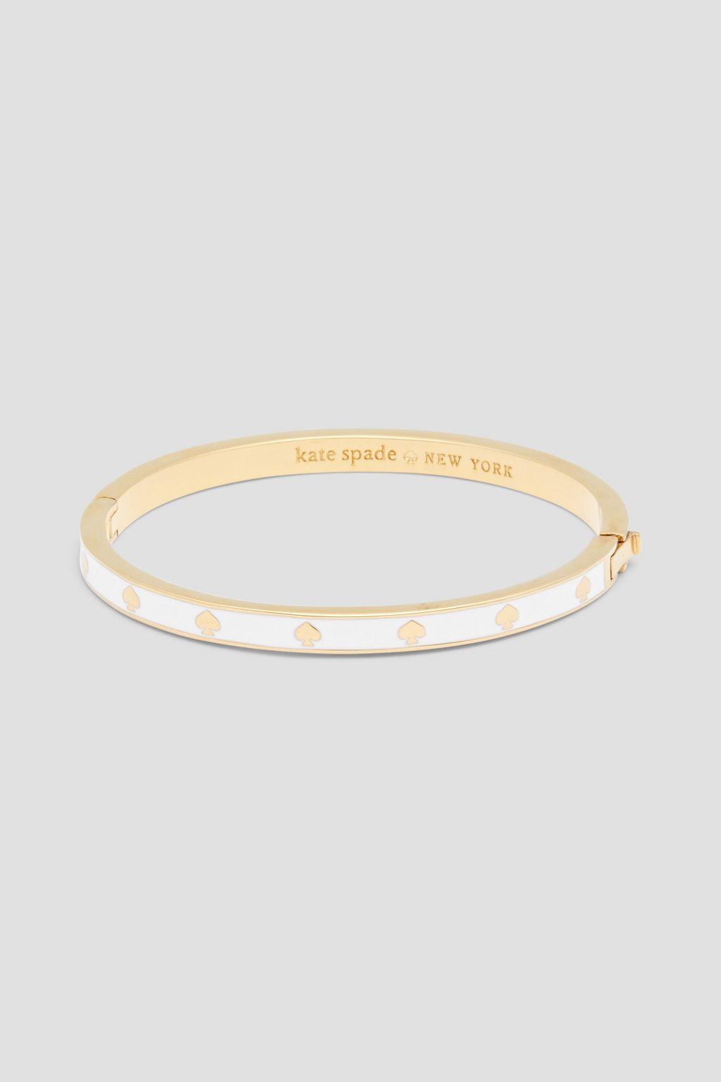 KATE SPADE NEW YORK Gold-tone enamel bangle