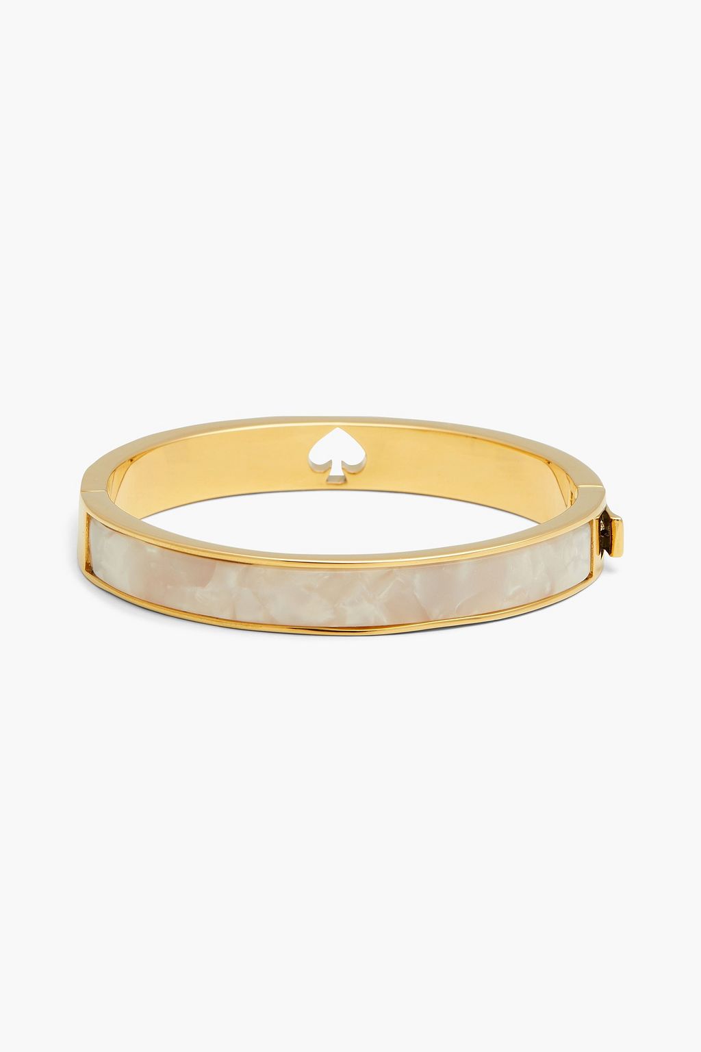 KATE SPADE NEW YORK Goldtone acetate bangle THE