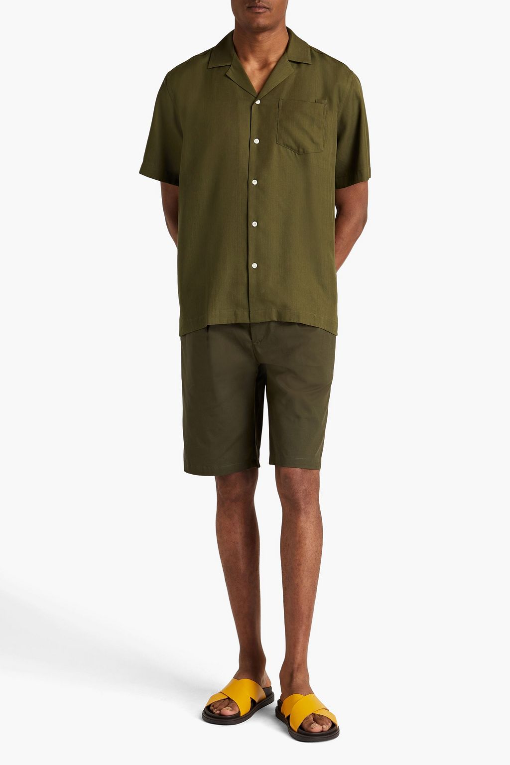 FRESCOBOL CARIOCA Angelo Tencel-twill shirt