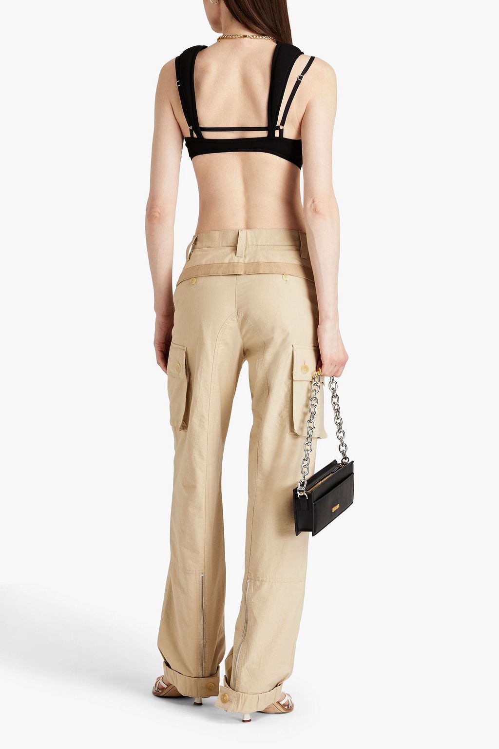JACQUEMUS Veleiro stretch-shell bra top