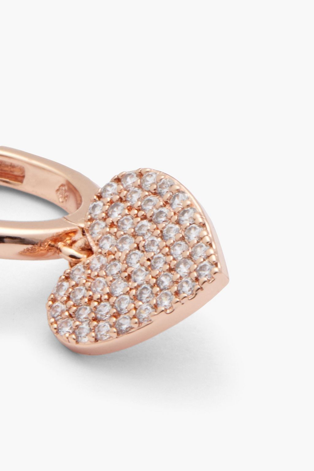 KATE SPADE NEW YORK Rose gold-tone crystal earrings