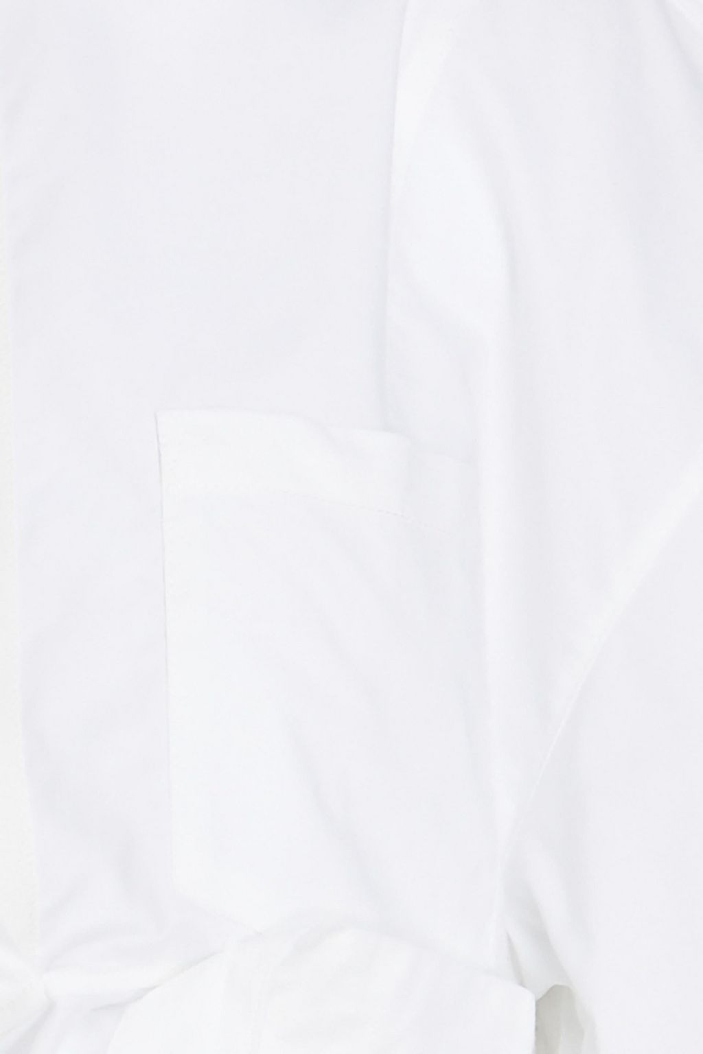 JACQUEMUS Capri cropped cotton-poplin shirt