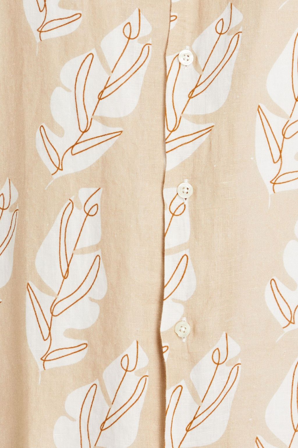 FRESCOBOL CARIOCA Roberto printed linen shirt