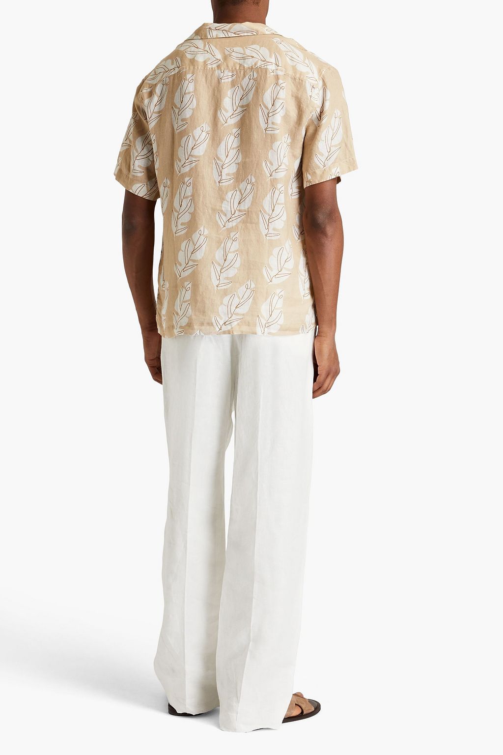 FRESCOBOL CARIOCA Roberto printed linen shirt