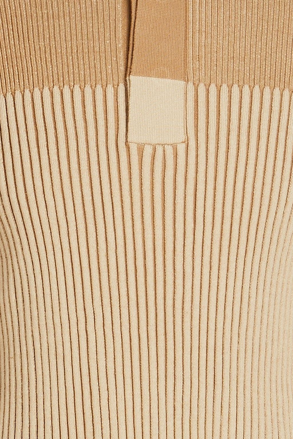 JACQUEMUS La Maille ribbed cotton-blend turtleneck sweater