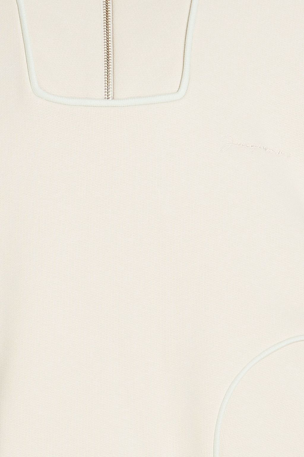 JACQUEMUS Linha cotton-fleece half-zip sweatshirt