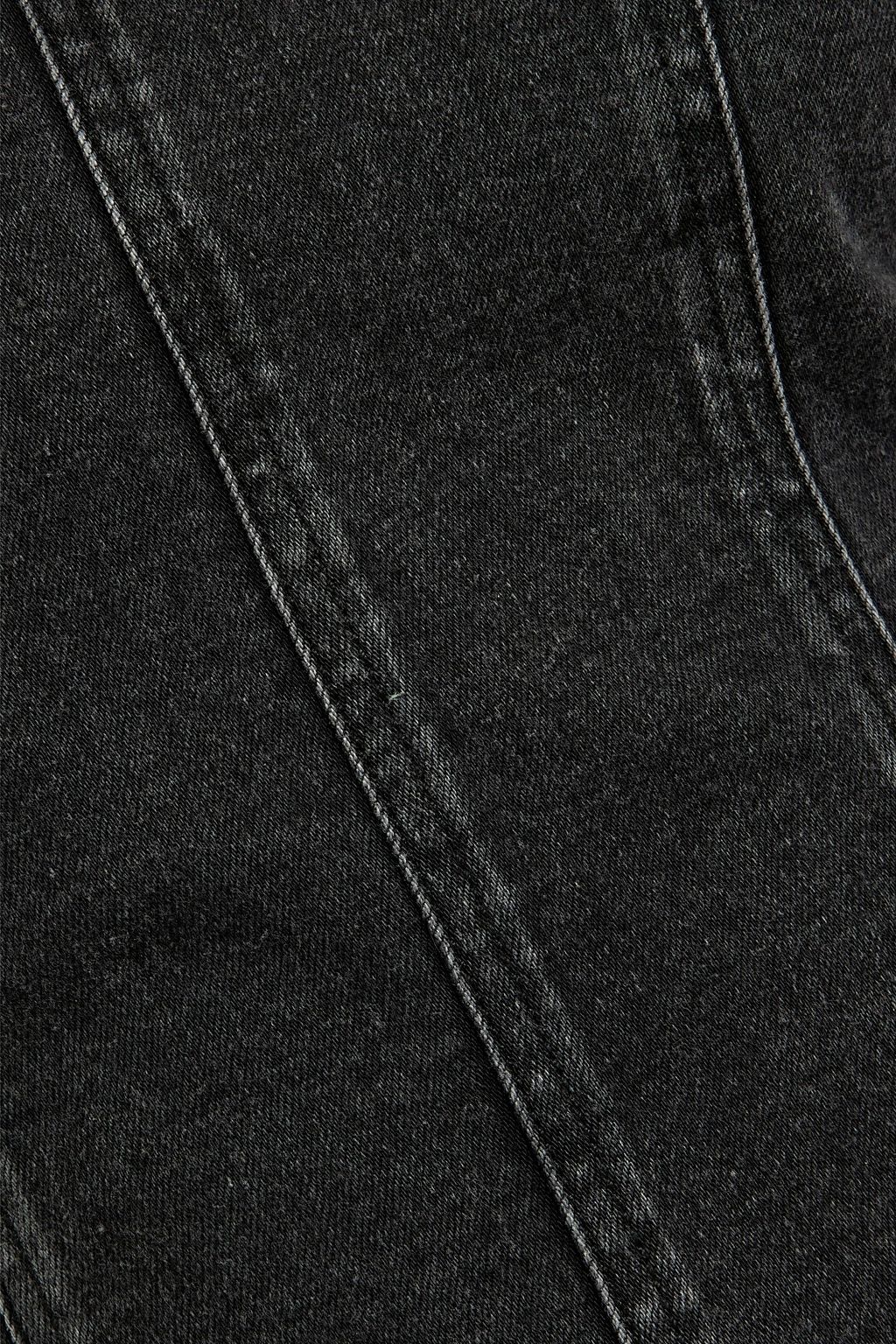 RETROFÊTE Moira one-sleeve denim top