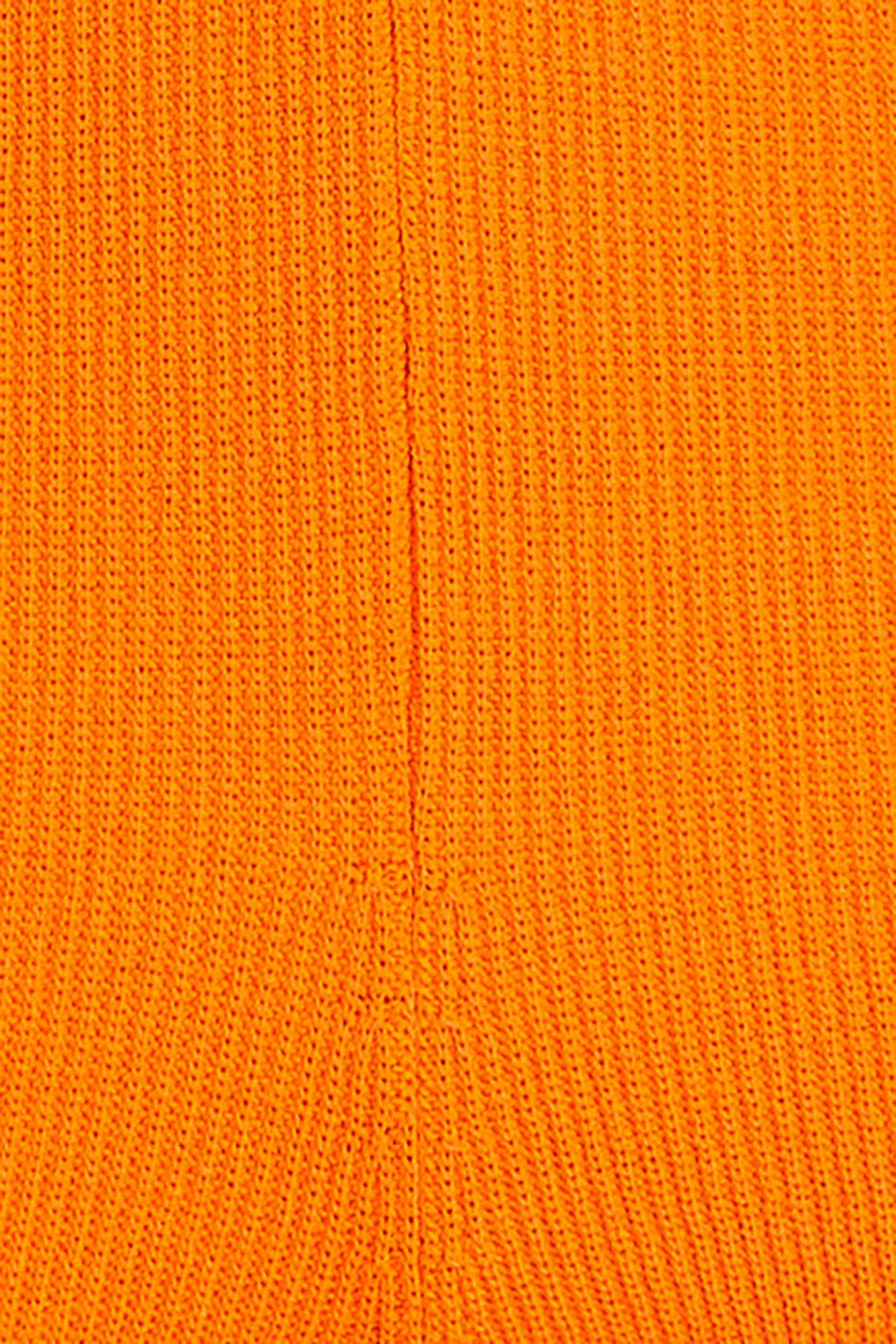 Shop Jacquemus Arancia Ribbed-knit Shorts In Orange