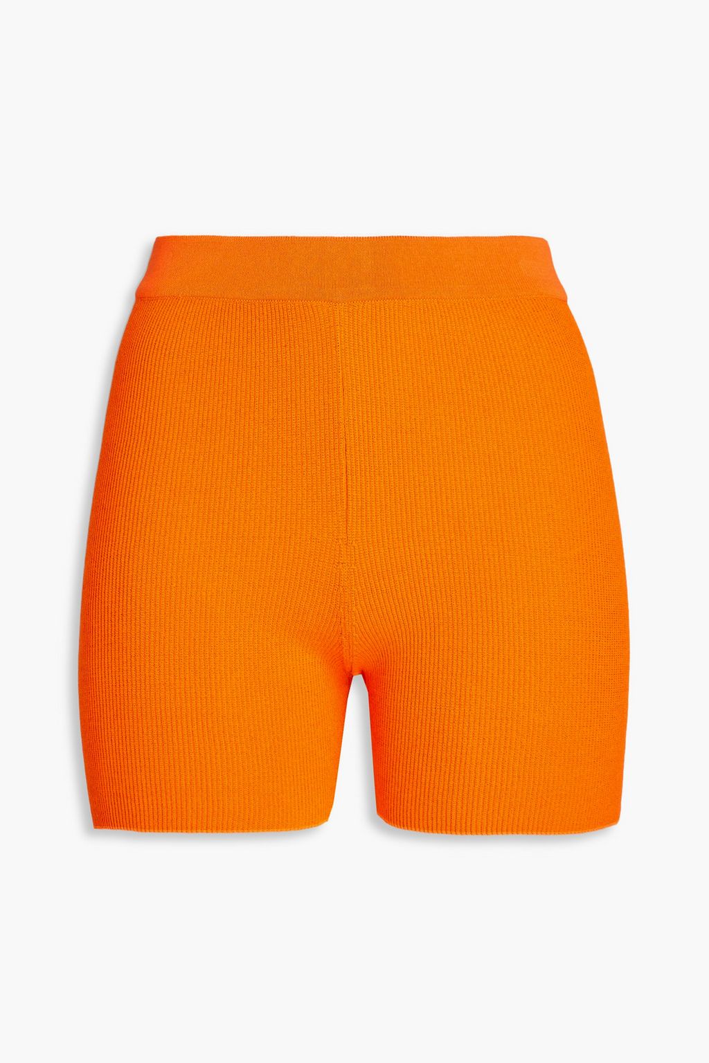 JACQUEMUS Arancia ribbed-knit shorts | THE OUTNET