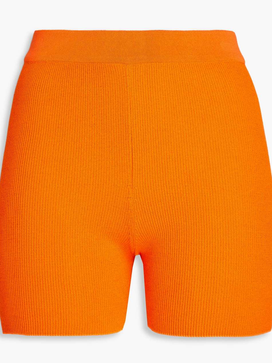 arancia ribbed-knit shorts