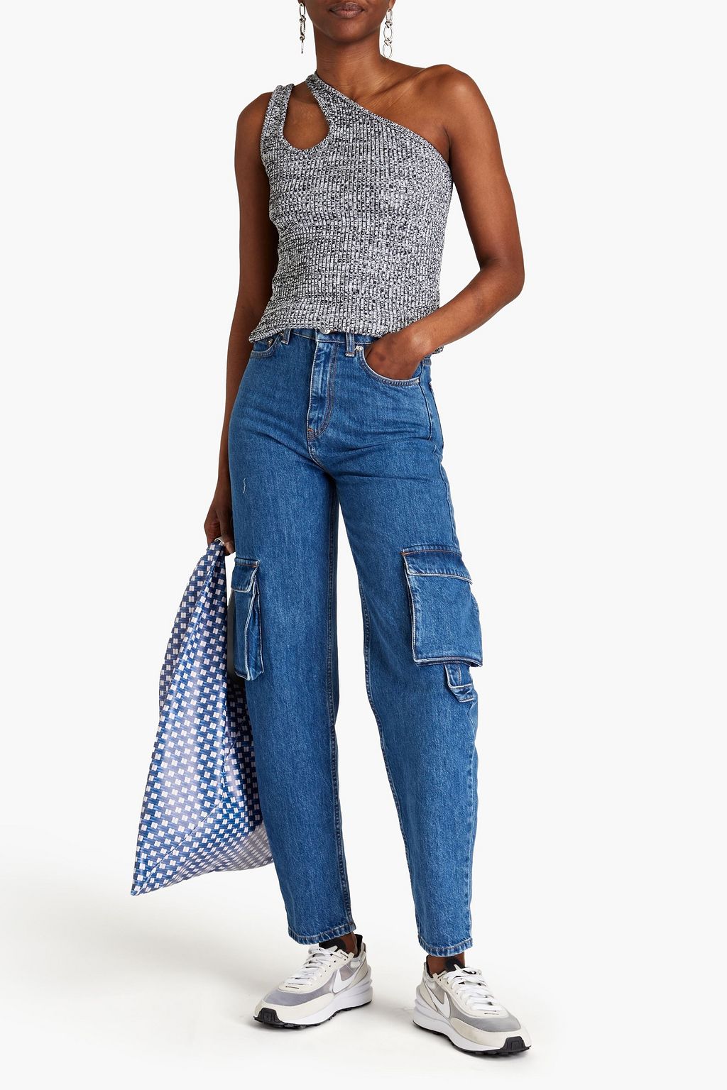 REMAIN BIRGER CHRISTENSEN 하이라이즈 테이퍼드 진