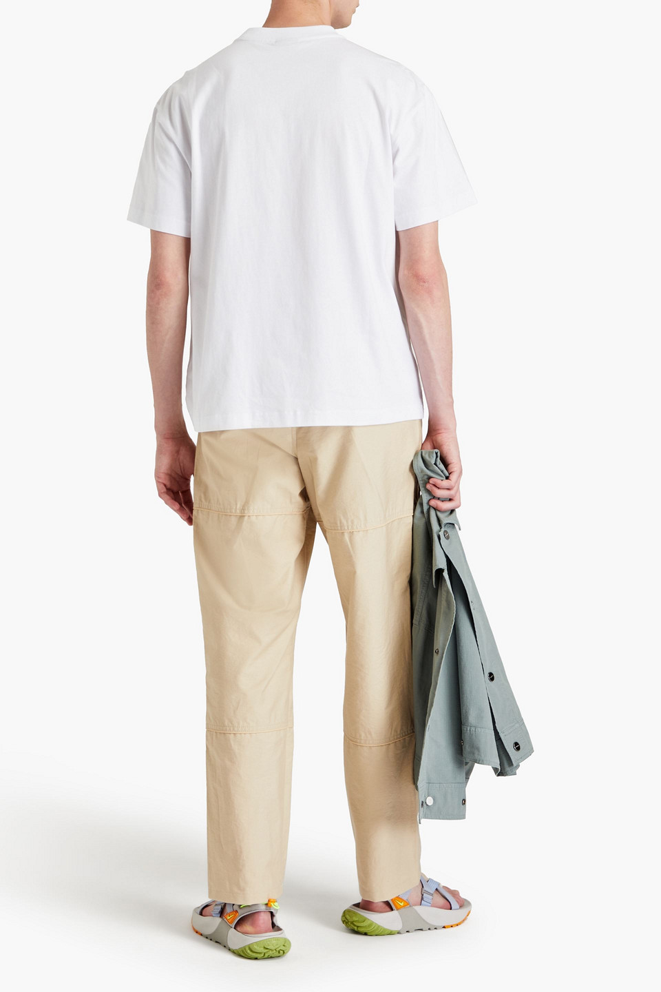 Shop Jacquemus Tableau Printed Cotton-jersey T-shirt In White