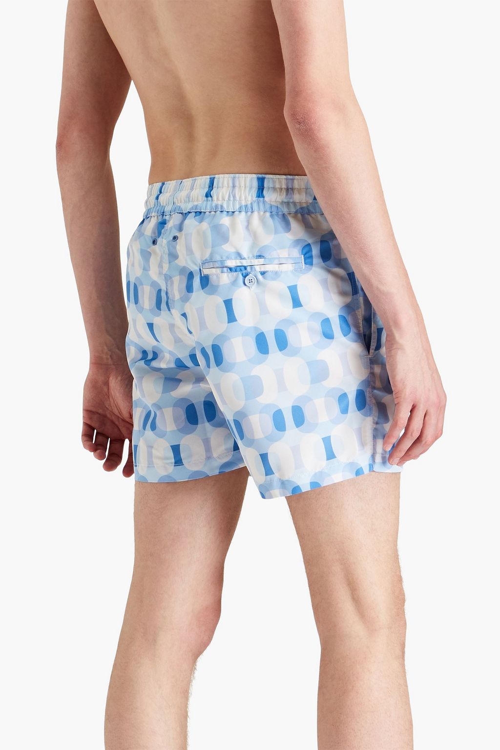 FRESCOBOL CARIOCA Short-length printed swim shorts