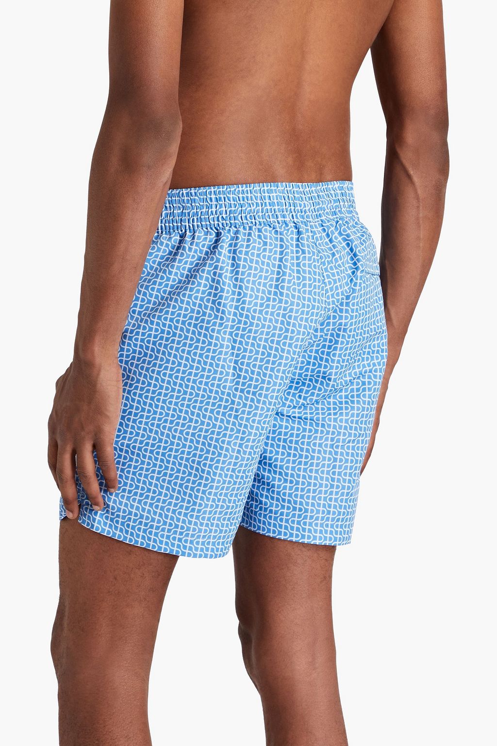 FRESCOBOL CARIOCA Short-length printed swim shorts