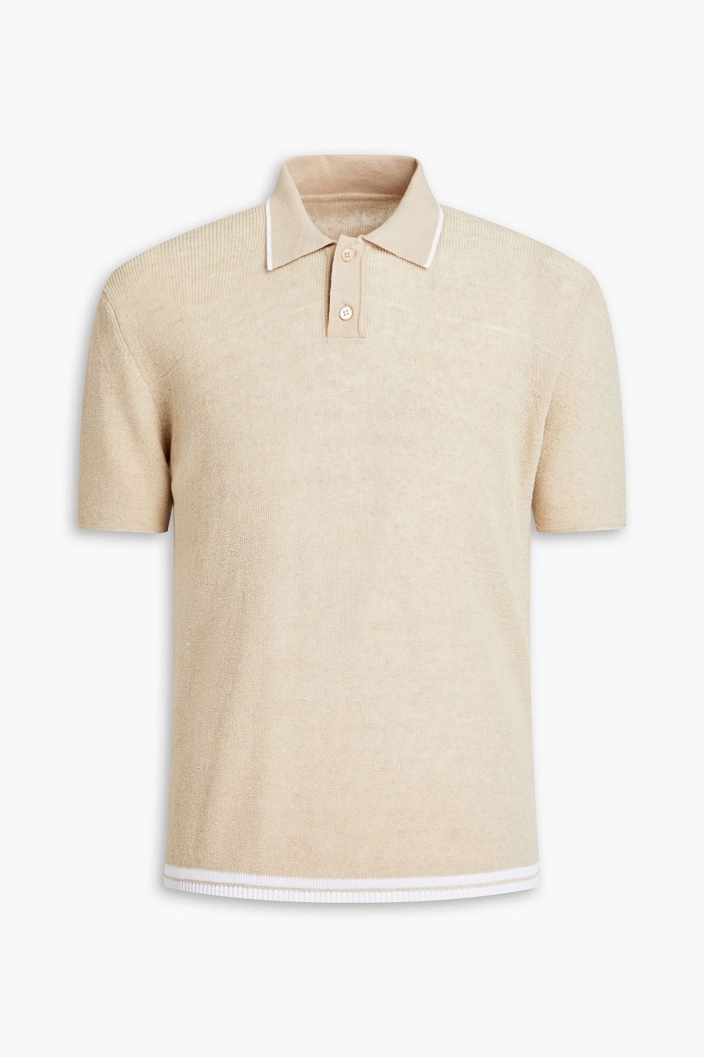 JACQUEMUS Cotton-blend polo shirt | THE OUTNET