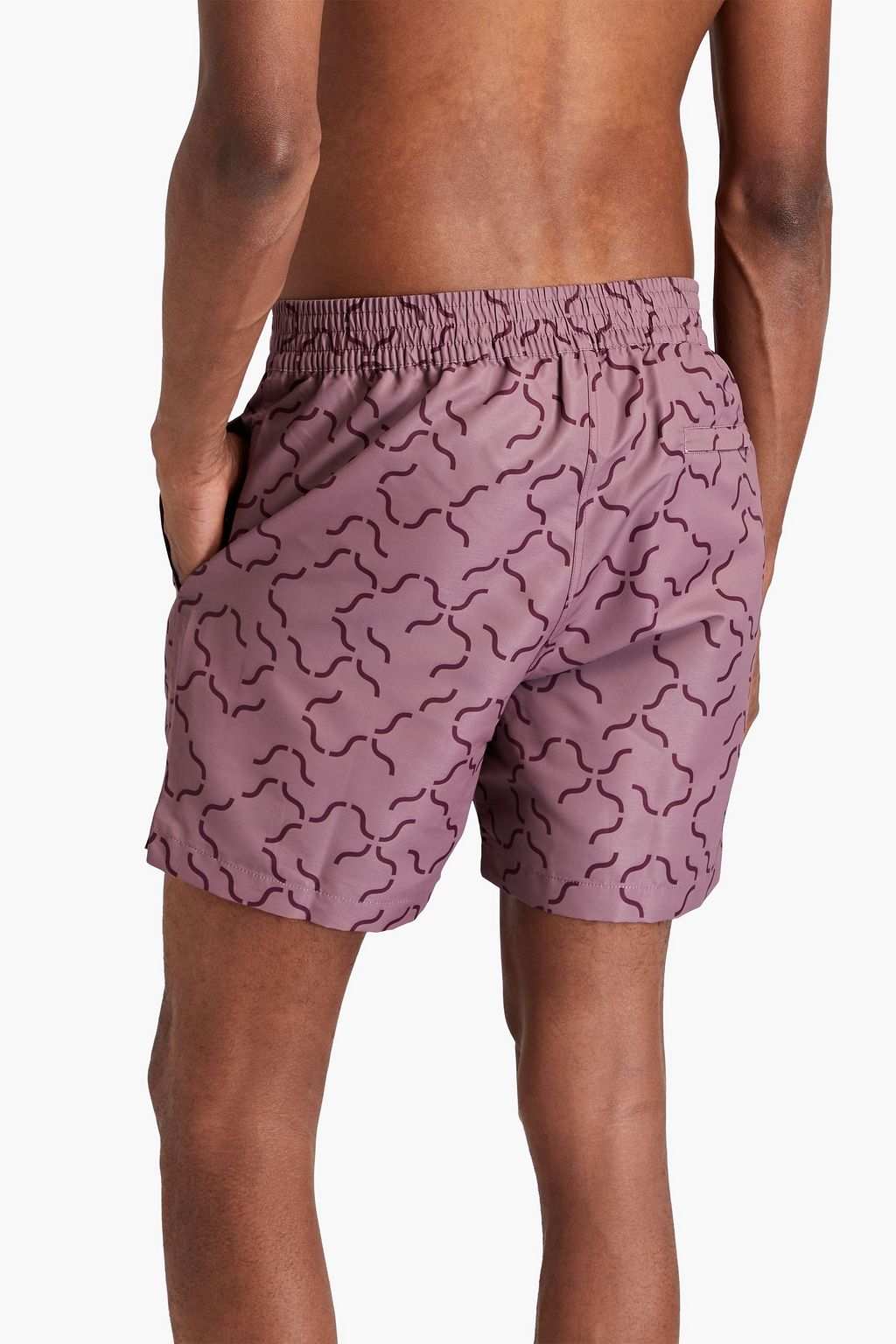 FRESCOBOL CARIOCA Short-length printed swim shorts