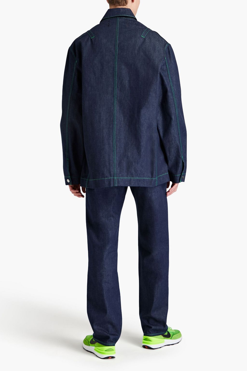 JACQUEMUS De Nimes oversized denim jacket | THE OUTNET