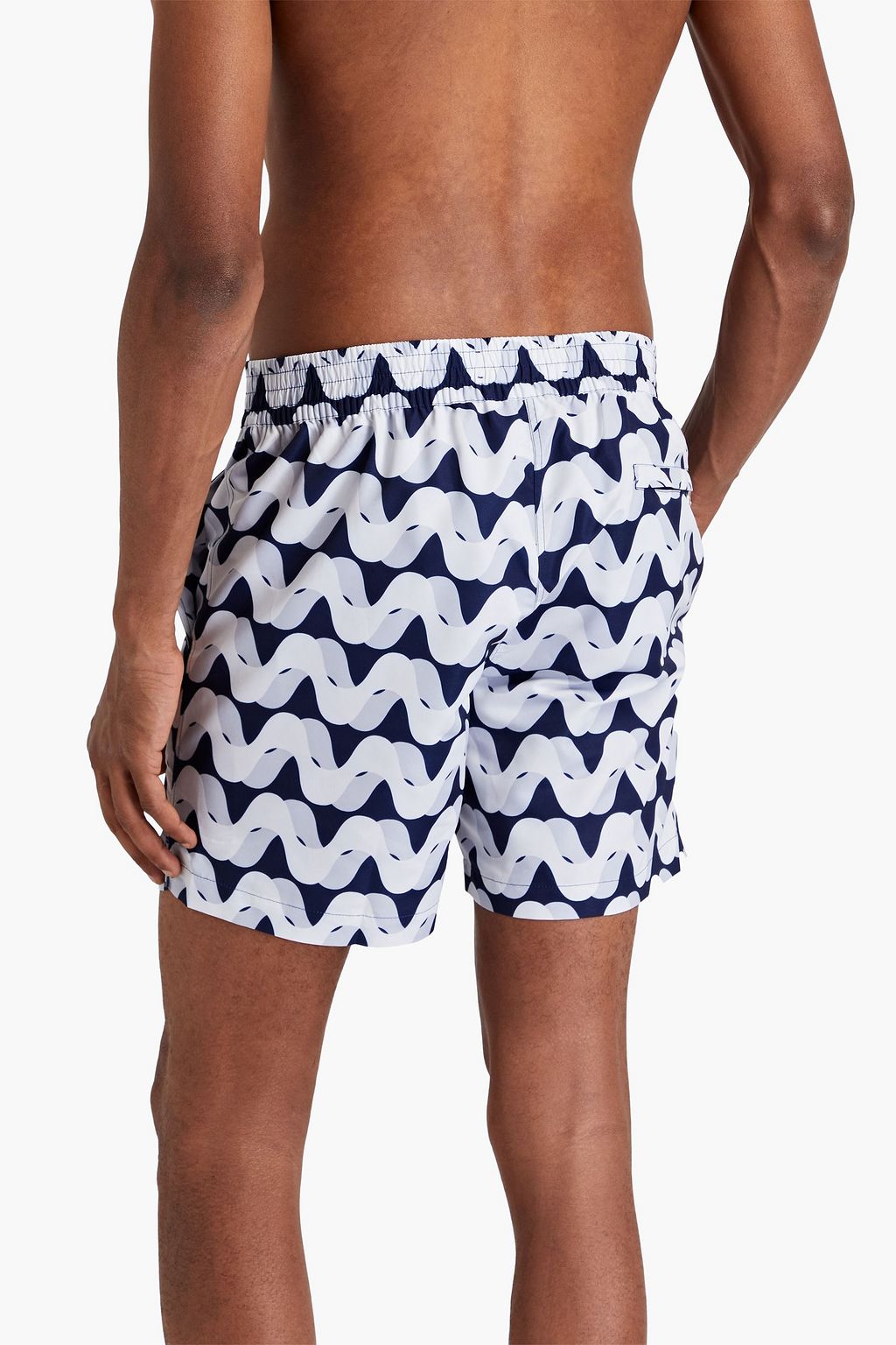 FRESCOBOL CARIOCA Short-length printed swim shorts