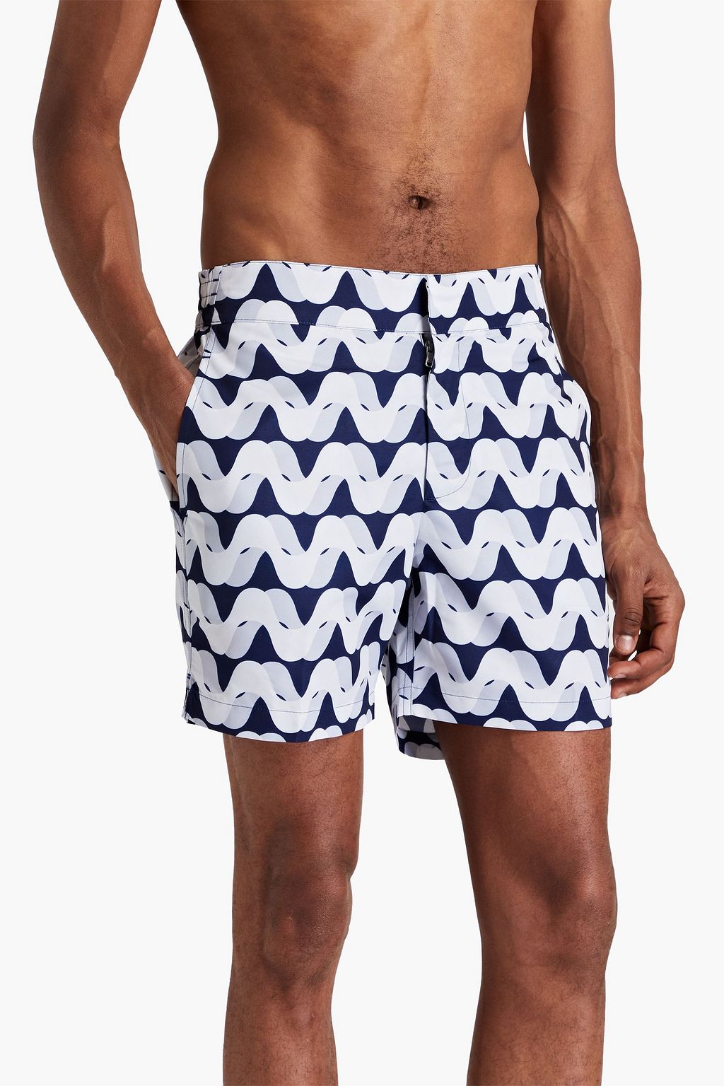 FRESCOBOL CARIOCA Short-length printed swim shorts