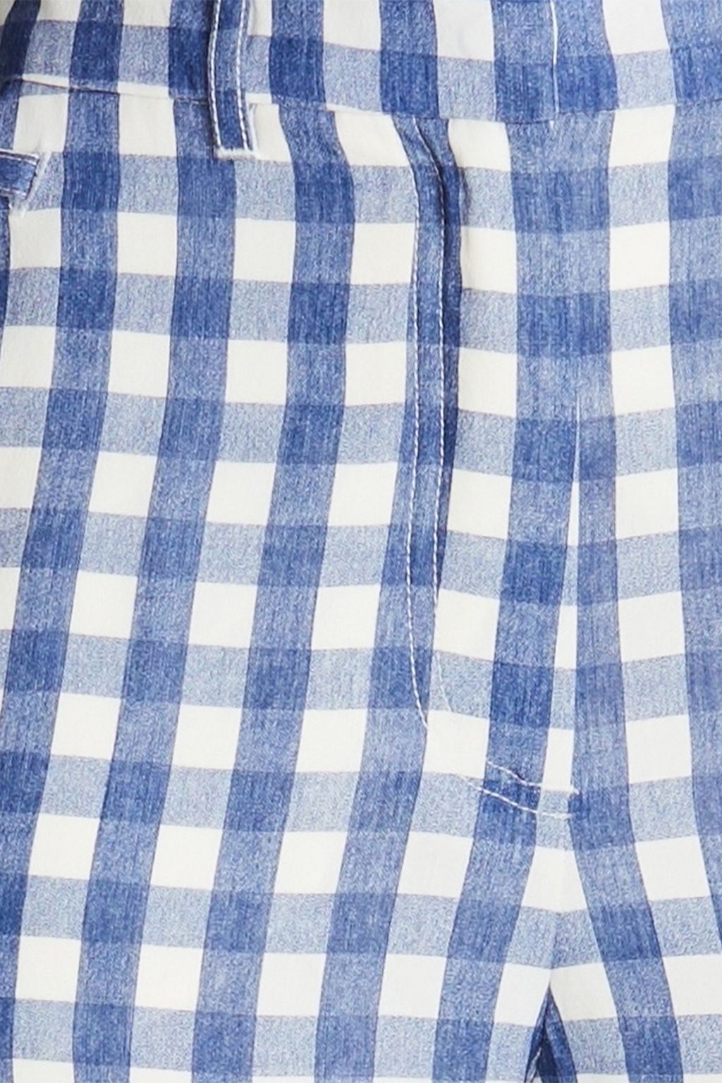 JACQUEMUS Marino gingham woven wide-leg pants