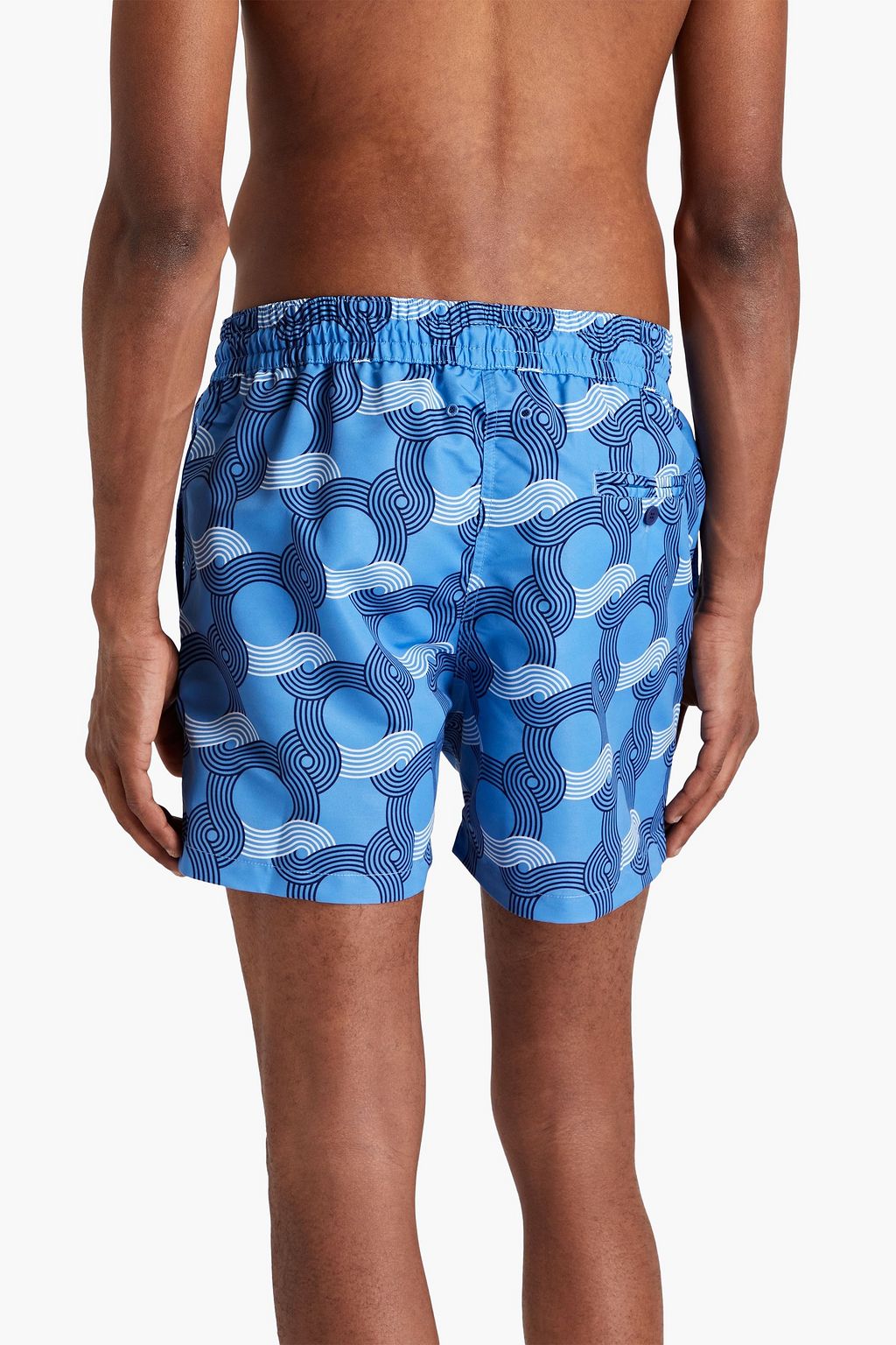 FRESCOBOL CARIOCA Short-length printed swim shorts