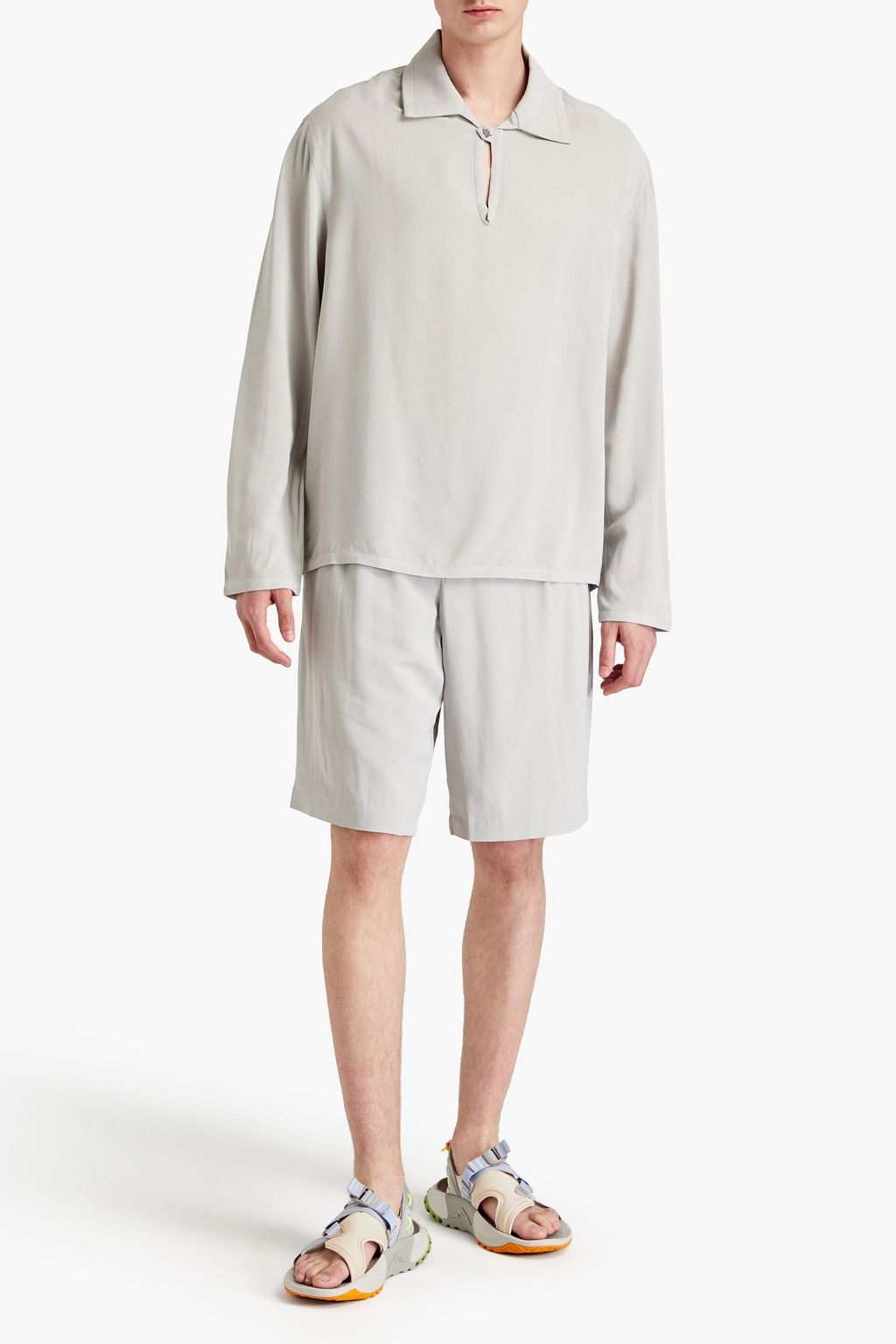 JACQUEMUS Marin crepe shirt