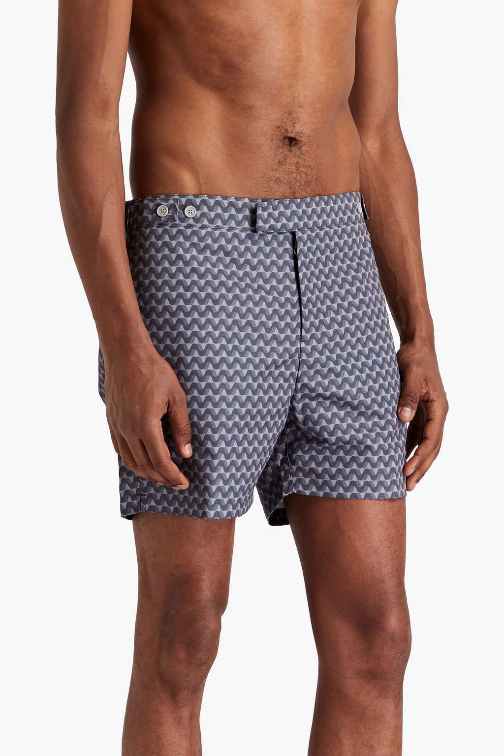 FRESCOBOL CARIOCA Short-length printed swim shorts