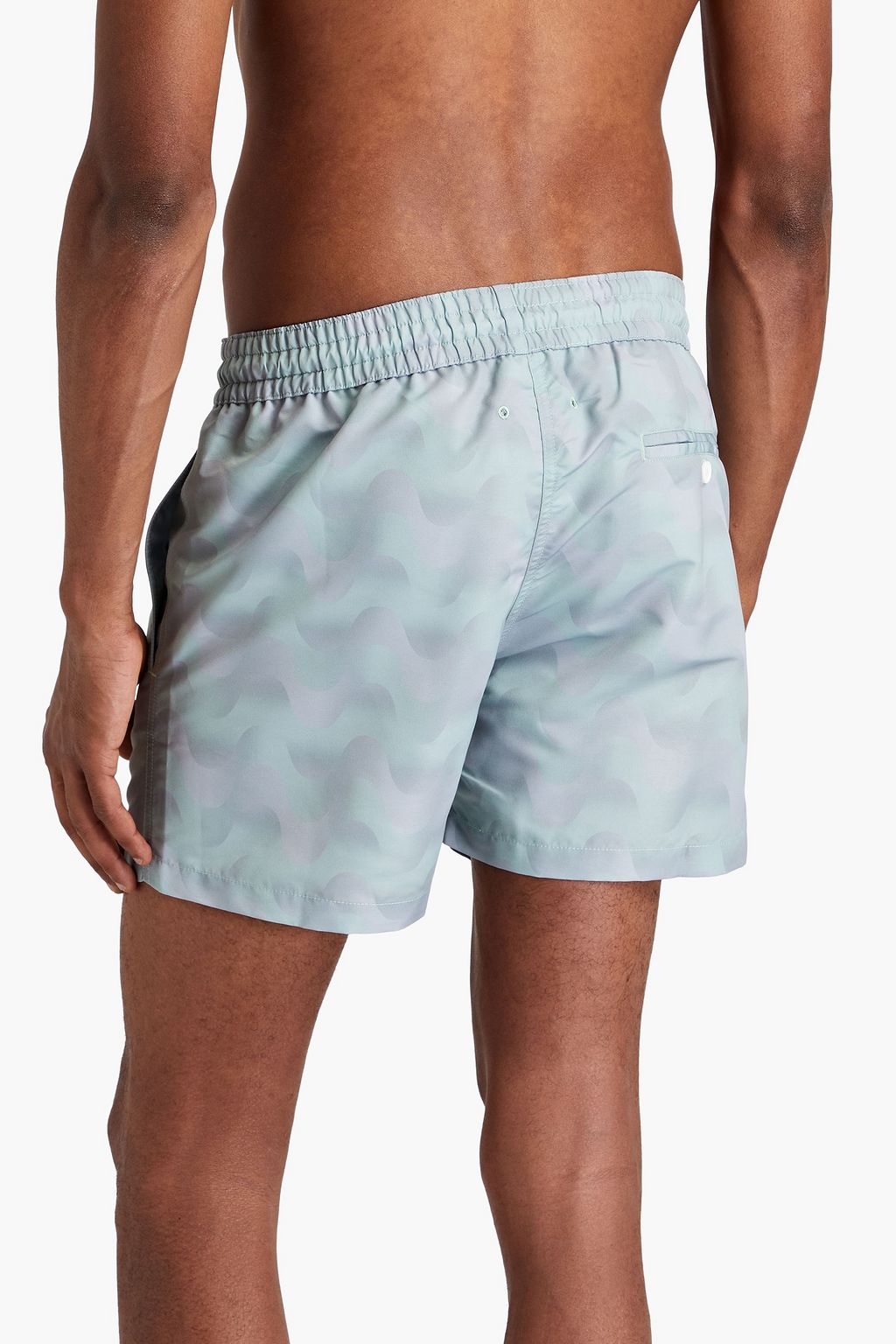 FRESCOBOL CARIOCA Short-length printed swim shorts